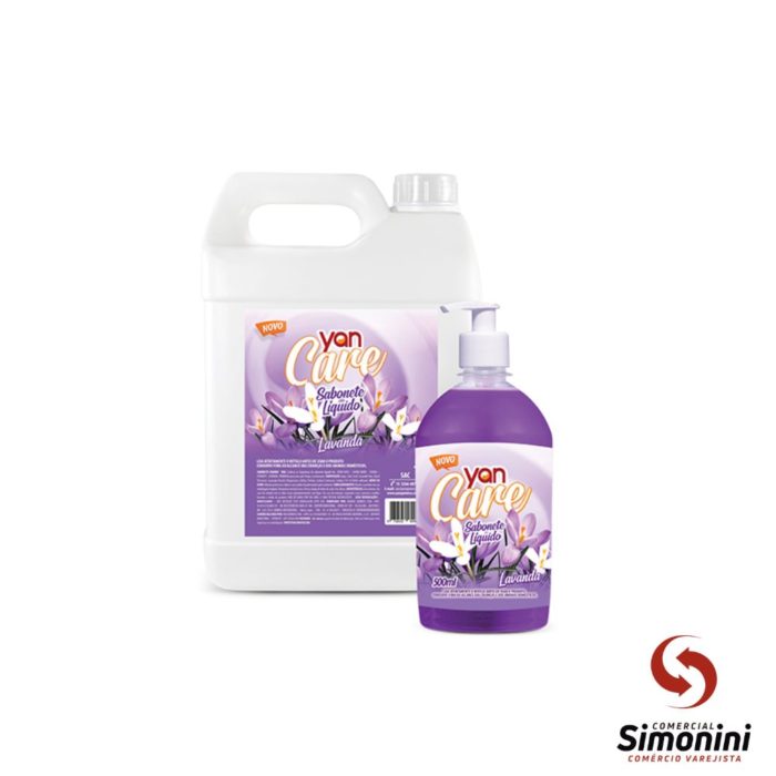 SABONETE LAVANDA COM TAMPA PUMP YAN- 500ML