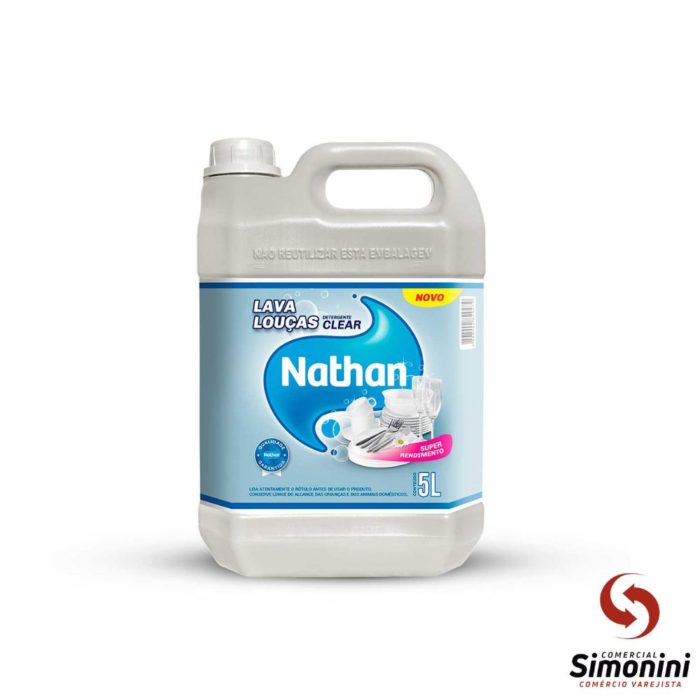 DETERGENTE CLEAR INCOLOR NATHAN- 5L