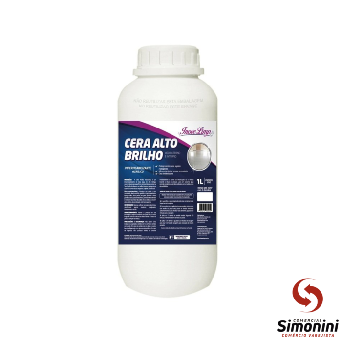 CERA ALTO BRILHO (USO EXTERNO) INOVELIMP- 1L