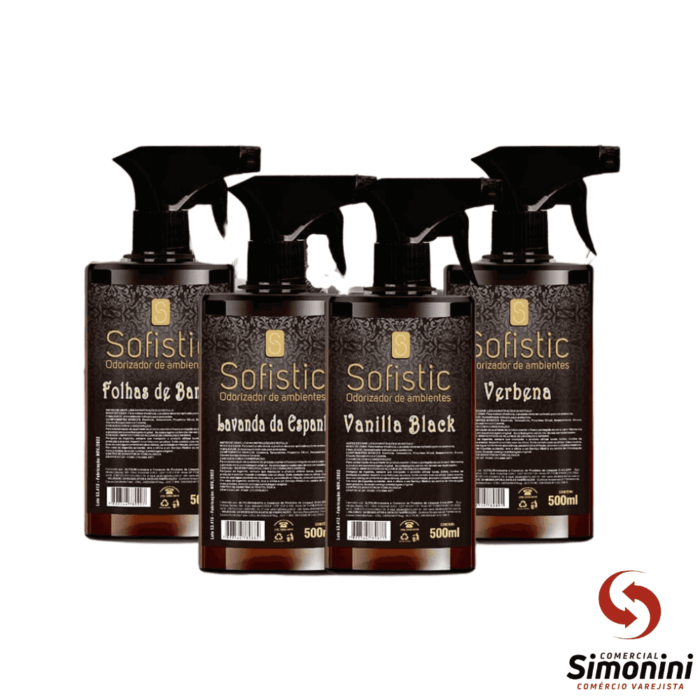 ODORIZADOR SOFISTIC VANILLA BLACK ALTOLIM- 500ML