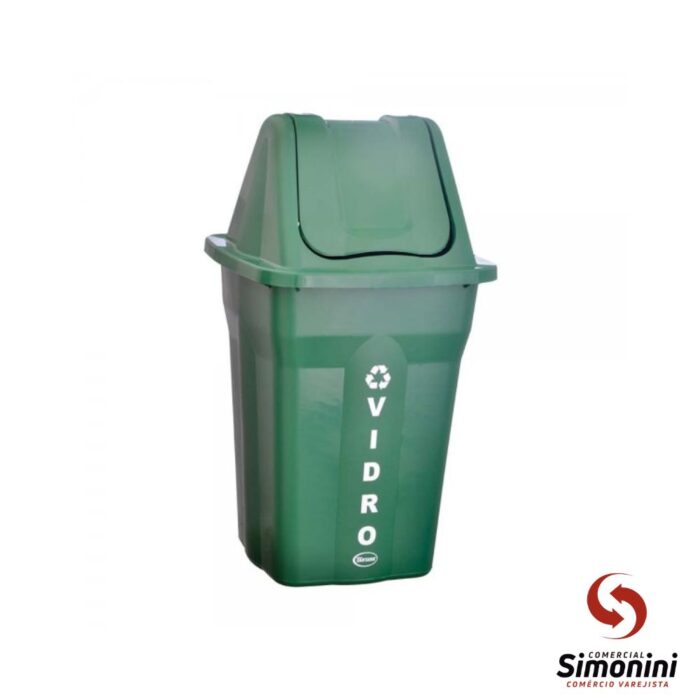 CESTO 60L COLETA SELETIVA METAL- SANTANA