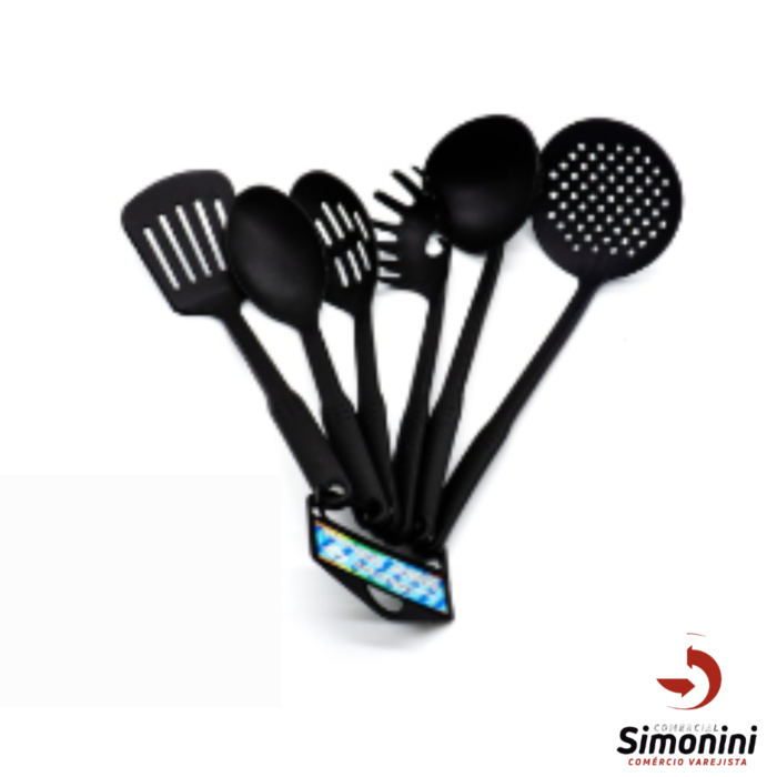 KIT UTENSÍLIOS DE COZINHA ALIANÇA- 6UN (@)