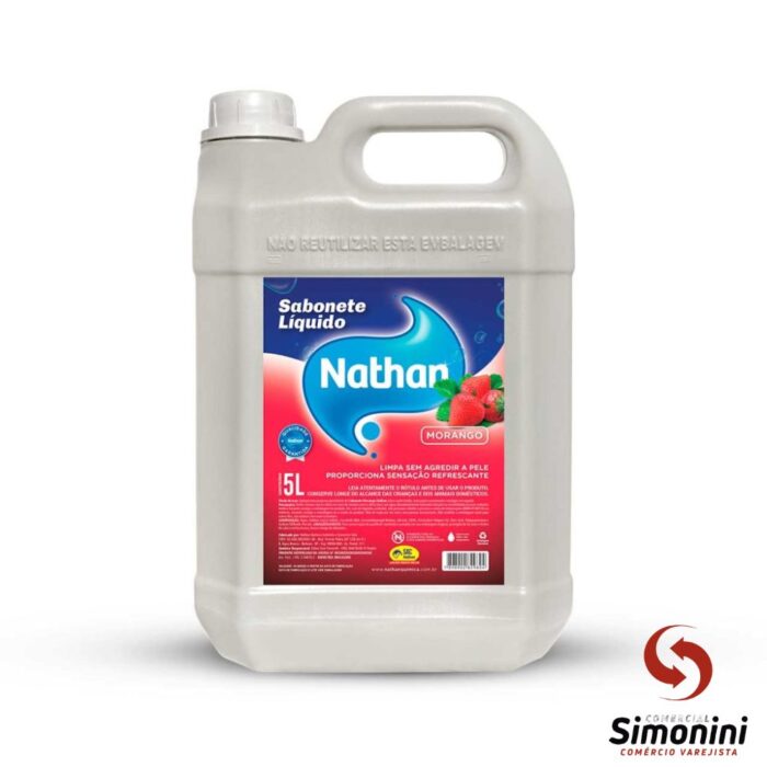 SABONETE PEROLADO MORANGO NATHAN- 5L