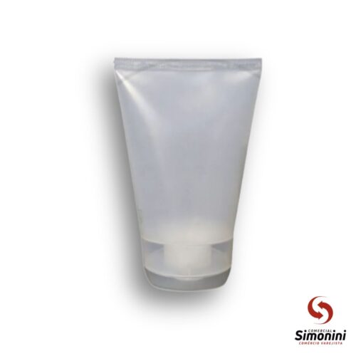 BISNAGA 110G COM TAMPA FLIPTOP TRANSPARENTE- DRX (#)