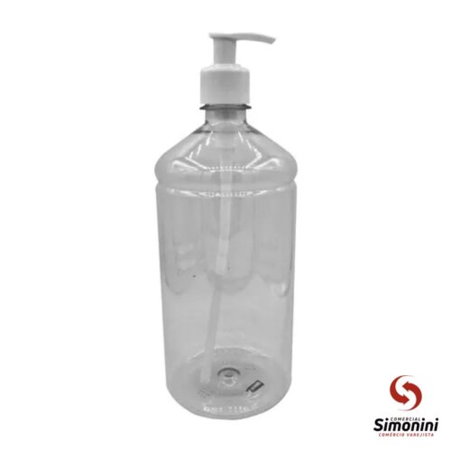 PET 1L CILÍNDRICO COM TAMPA PUMP- DRX (#) (/)