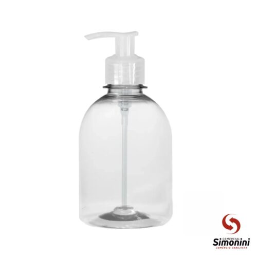 PET 250ML COM TAMPA PUMP TRANSPARENTE- DRX (#)