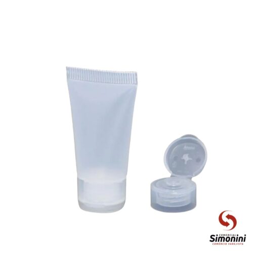 BISNAGA 15G COM TAMPA FLIPTOP TRANSPARENTE- DRX (#)