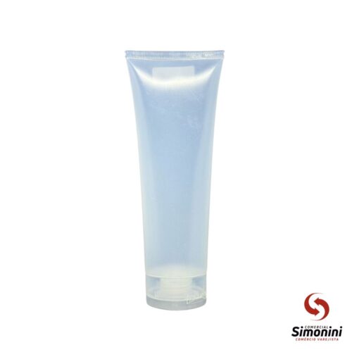 BISNAGA 250G COM TAMPA FLIPTOP TRANSPARENTE- DRX (#)