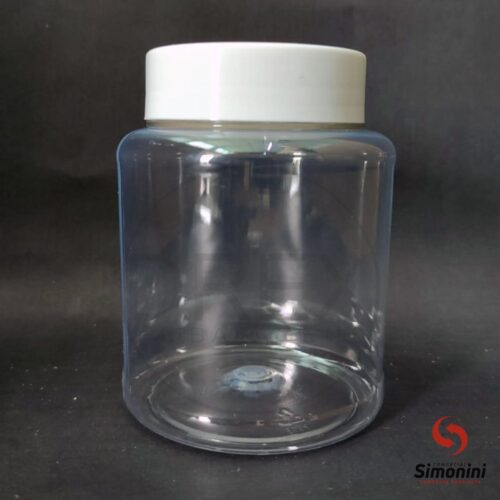 POTE 250ML PET COM TAMPA ROSCA BRANCA- DRX (#)